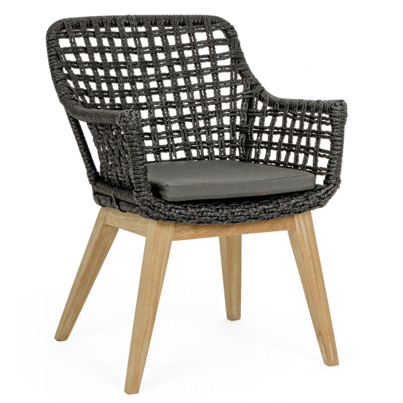 Fauteuil chaise de jardin haut de gamme, chaise extérieur design