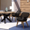 Fauteuil chaise de jardin haut de gamme, chaise extérieur design