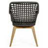 Fauteuil chaise de jardin haut de gamme, chaise extérieur design