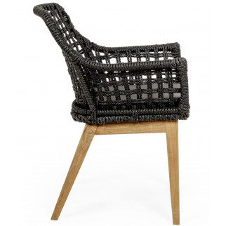 Fauteuil chaise de jardin haut de gamme, chaise extérieur design