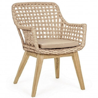 fauteuil de jardin couleur naturel