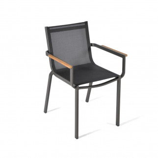 Fauteuil accoudoirs teck