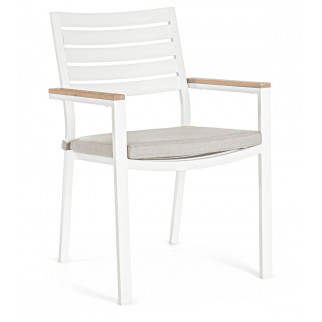 fauteuil aluminium blanc
