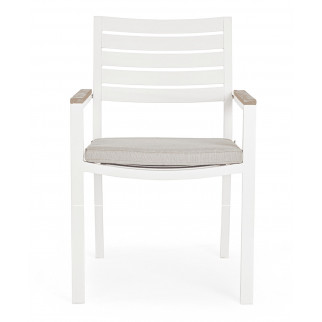 fauteuil jardin blanc