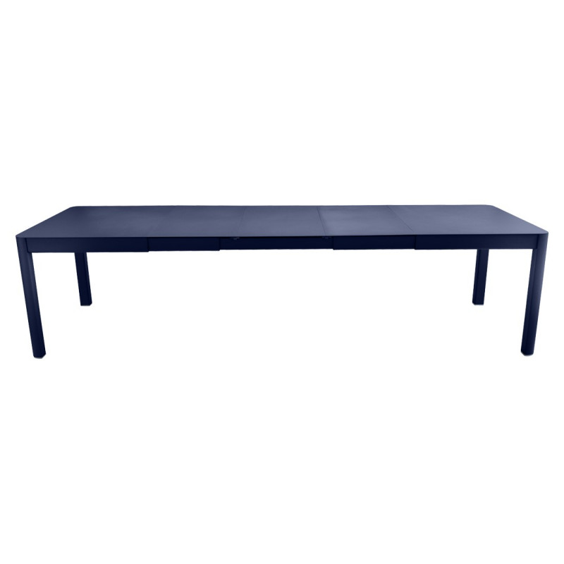Table extensible 14 personnes, table ribambelle Fermob, 3 rallonges