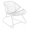 Fauteuil sixties Fermob, chaise de jardin vintage, mobilier fermob