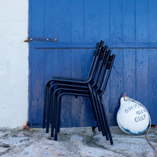 Chaise bridge Luxembourg Fermob - Bleu abysse