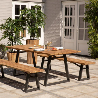 banc de jardin en bois