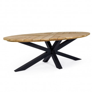 Table ovale en teck