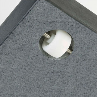 Pied de parasol granite roues...