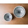 Bol rayé en porcelaine JUPON - Ø 15 cm