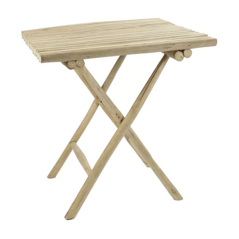 TABLE CARREE PLIANTE RIVIERA JAUNE SOLEIL