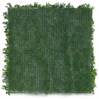 Mur végétal artificiel Liseron (fleurs blanches) en PVC - 1m2