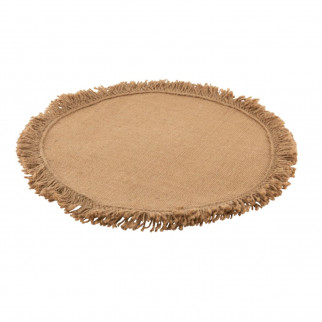 set de table jute marron