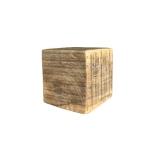 bloc bloxx cube en bois de manguier décoratif