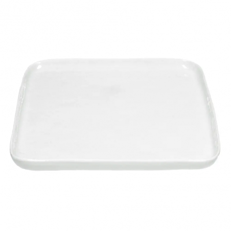 Grande assiette Porcelino carrée