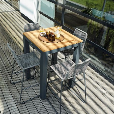 Chaise de bar extérieur, tabouret haut de jardin, chaise haute bar