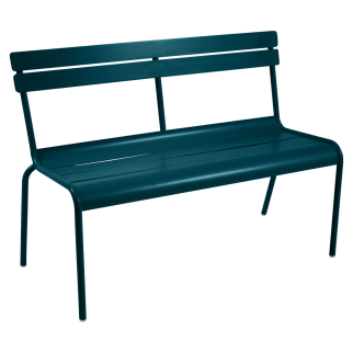 Banc aluminium Luxembourg - Bleu Acapulco