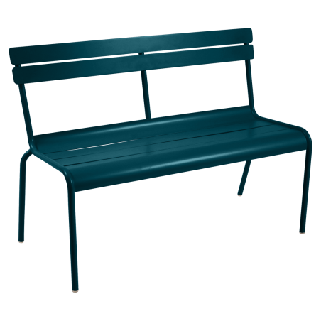 Banc aluminium Luxembourg - Bleu Acapulco