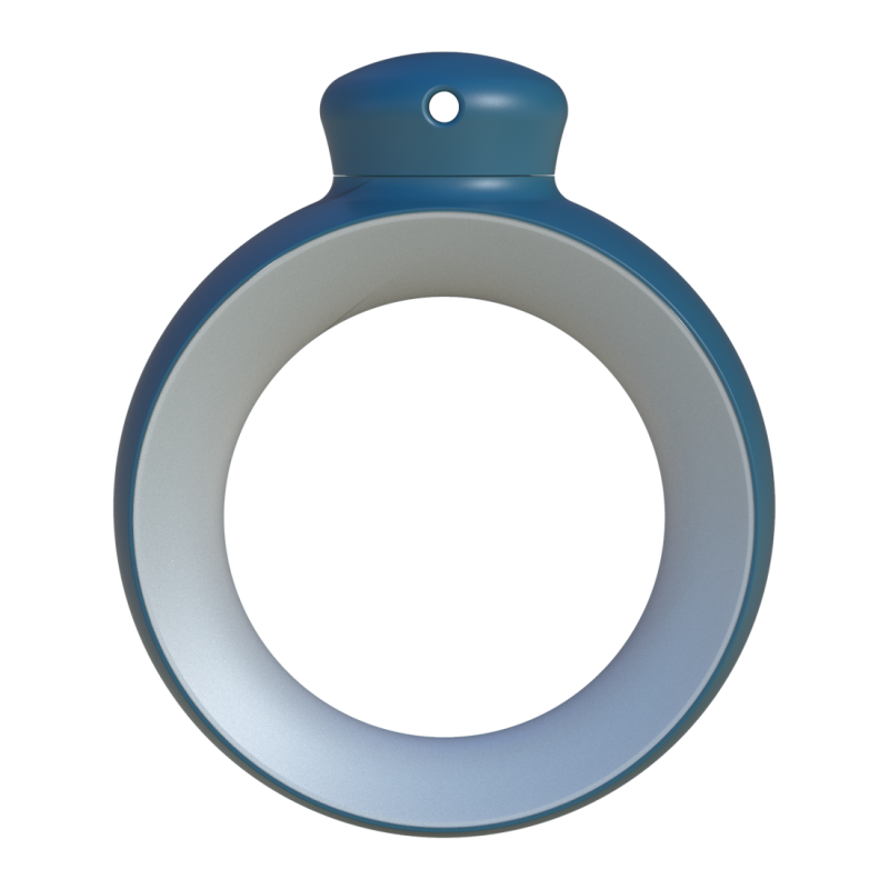 Guirlande lumineuse extérieur Hoop LED plastique bleu 12 mètres / Bluetooth  - Fermob