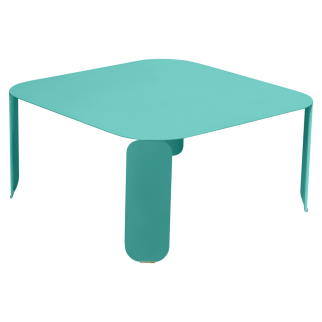 Table d’appoint Bebop en acier - Bleu Lagune