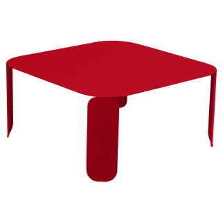Table d’appoint Bebop en acier - Coquelicot