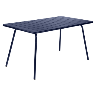Table aluminium LUXEMBOURG - Bleu Abysse