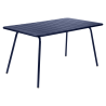 Table aluminium LUXEMBOURG - Bleu Abysse