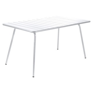 Table aluminium LUXEMBOURG - Blanc Coton