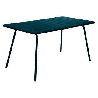 Table aluminium LUXEMBOURG - Bleu Acapulco