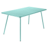 Table aluminium LUXEMBOURG - Bleu Lagune