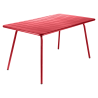 Table aluminium LUXEMBOURG - Coquelicot