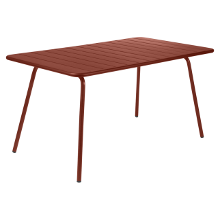 Table aluminium LUXEMBOURG - Ocre Rouge