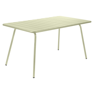 Table aluminium LUXEMBOURG - Vert Tilleul