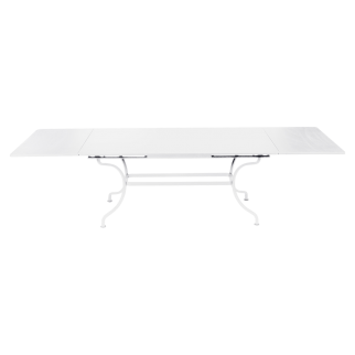 Table acier ROMANE – 2m/3m x 1m - Blanc Coton