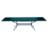 Table acier ROMANE – 2m/3m x 1m - Bleu Acapulco