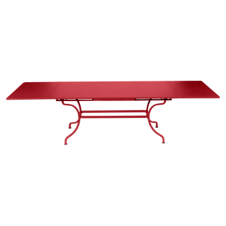 Table acier ROMANE – 2m/3m x 1m - Coquelicot