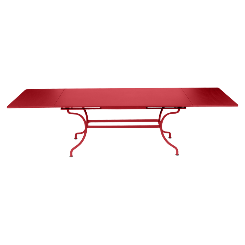 Table acier ROMANE – 2m/3m x 1m - Coquelicot