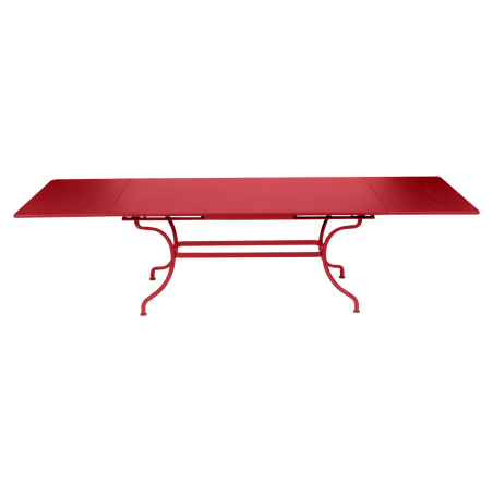 Table acier ROMANE – 2m/3m x 1m - Coquelicot