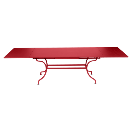 Table acier ROMANE – 2m/3m x 1m - Coquelicot Table acier ROMANE – 2m/3m x 1m - Coquelicot