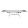 Table acier ROMANE – 2m/3m x 1m - Gris Métal