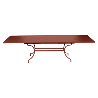 Table acier ROMANE – 2m/3m x 1m - Ocre Rouge