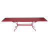 Table acier ROMANE – 2m/3m x 1m - Piment