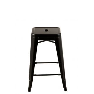 Tabouret noir en fer