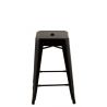 Tabouret noir en fer