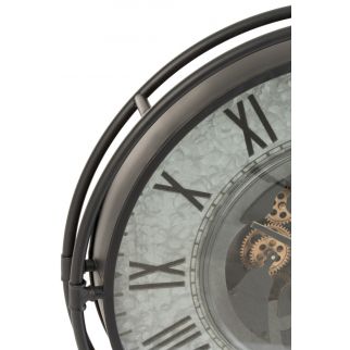 horloge avec mecanisme tournant