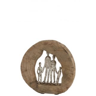 Sculpture en bois de manguier