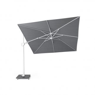 parasol mat blanc haut de gamme