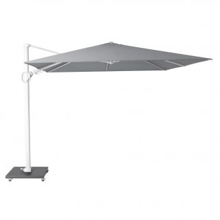 parasol mat blanc