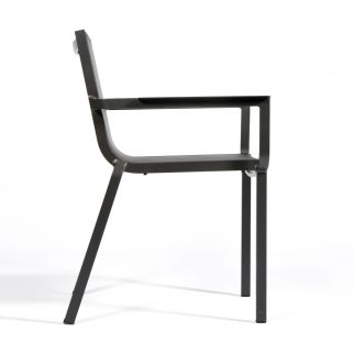 fauteuil aluminium textilène